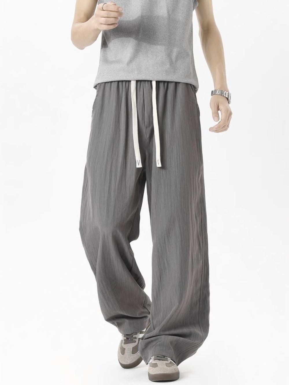 Men's Plus Size Loose Fit Casual Pants - Picture 7 of 7